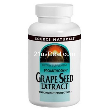 Source Naturals Proanthodyn Grape Seed Extract 100mg, 120 Capsules , only $13.25, free shipping