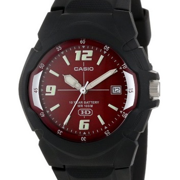 CASIO卡西歐 MW600F-4AV 男士10年電池石英運動腕錶，原價$23.95，現僅售$14.47