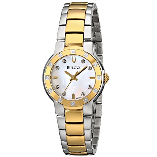 Bulova Women's 98R168 Diamond Case Watch, only $79.25, free shipping after  using coupon code 