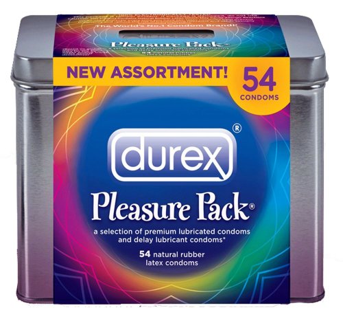 Amazon-Only $17.39 Durex Pleasure Pack Natural Rubber Latex Condoms