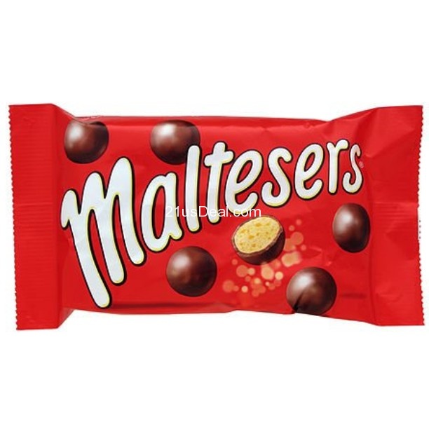 童年的回忆，美味无法抗拒！Maltesers麦丽素夹心巧克力（5包装）售价$5.68