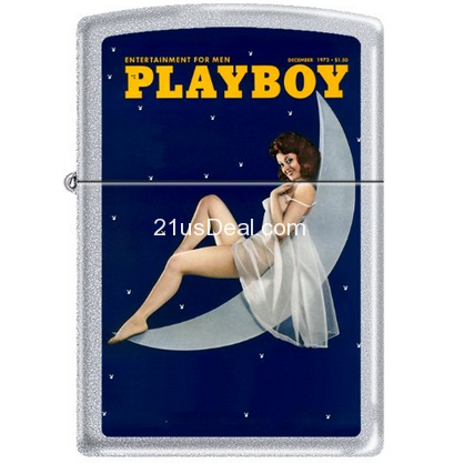 Zippo Playboy December 1973 Cover Satin Chrome Windproof Lighter NEW RARE $17.47 (37%off)  + Free Shipping 