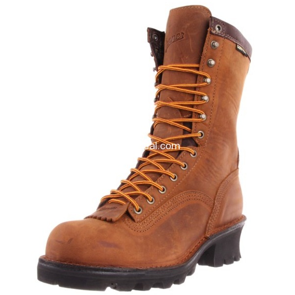 Danner Men's Quarry Logger 10 Inch Plain Toe Work Boot $128.95+free shipping