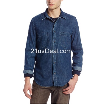 7 For All Mankind Double Patch-Pocket 男款牛仔衬衣 $57.84免运费（用八折码后仅$46.27）
