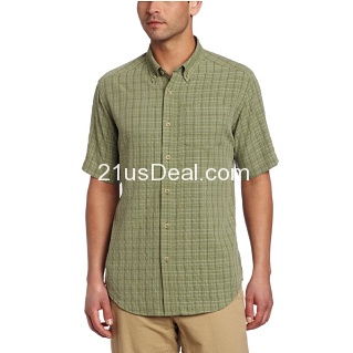 Exofficio Men's Pisco Micro Plaid Short Sleeve Shirt $21.83