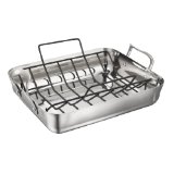 Calphalon Contemporary Stainless Roaster with V Rack $65 FREE Shipping