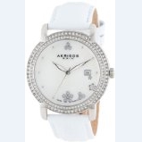 Akribos XXIV Women's AK555SS Swiss Quartz Crystal Mother-Of-Pearl Strap Watch $37.12 FREE Shipping