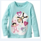 Paul Frank Girls 2-6X Little Snow Angels Long Sleeve Tee $8.1 FREE Shipping on orders over $49