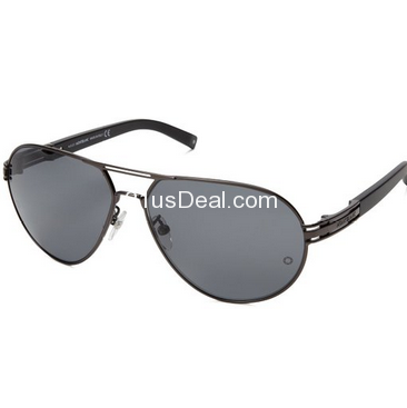 MontBlanc Men's MB401S Aviator Metal Sunglasses  $198.99 (43%off) + $6.99 shipping 