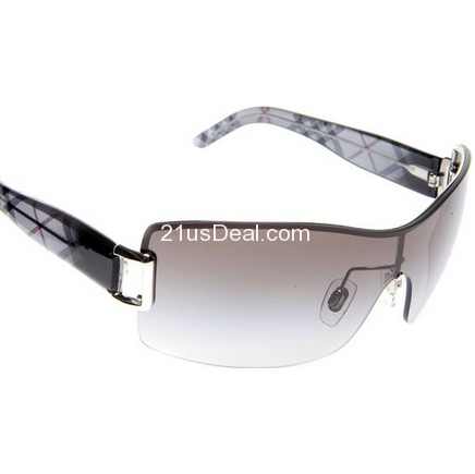Burberry BE3043 Sunglasses-1084/11 Silver (Gray Gradient Lens)-131mm $110.16(64%off) + Free Shipping 