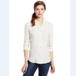 Calvin Klein Jeans Women's Mixed Media Printed Buttondown $16.78 FREE Shipping on orders over $49