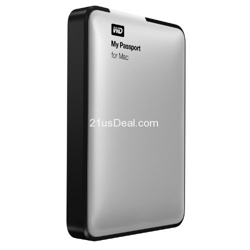 WD My Passport for Mac 1TB Portable External Hard Drive Storage USB 3.0 (WDBLUZ0010BSL-NESN), only $59.99, free shipping