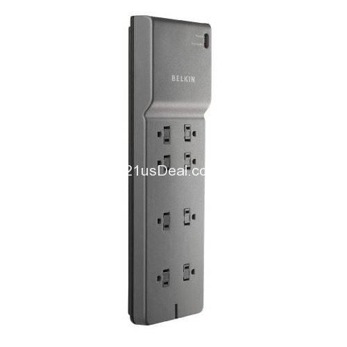 Belkin 8 Outlet Home/Office Surge Protector with Telephone Protection, only$11.99 