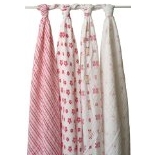 aden + anais Classic Muslin Swaddle Blanket 4 Pack $29.63 FREE Shipping on orders over $49