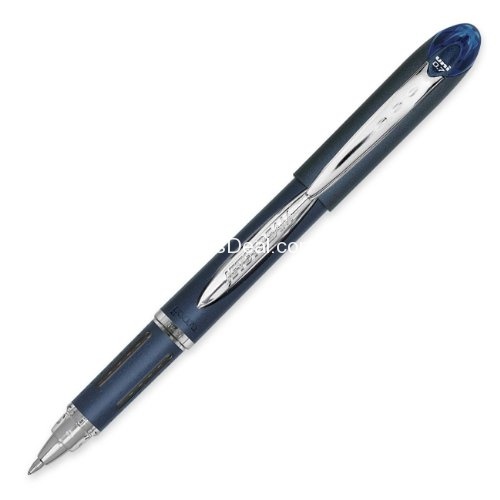 uni-ball Jetstream Stick Fine Point Roller Ball Pens, 12 Blue Ink Pens (40174), only $13.72