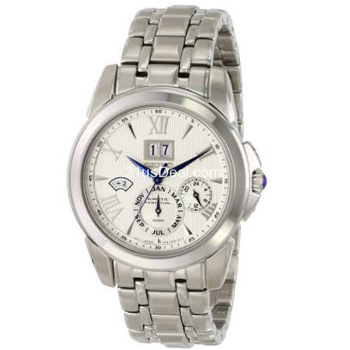 Seiko Men's SNP065 Analog Silver Dress Watch, only $283.38, free shipping