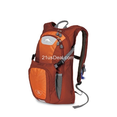 史低價！High Sierra 高山18L水袋背包/騎行背包，包括2L水袋，原價$120.00，現僅售$30.21
