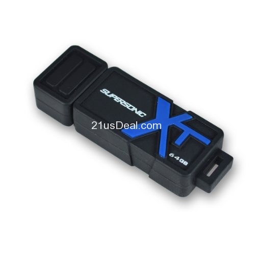 Patriot 64GB Supersonic Boost Series USB 3.0 Flash Drive With Up to 150MB/sec - PEF64GSBUSB, only $25.99