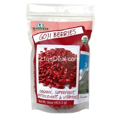 Natierra Natural Goji Berries, only $14.14, free shipping