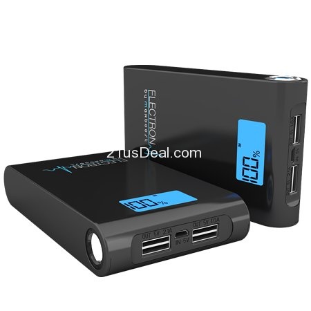 Amazon-Only $27.50 Maxboost Electron Plus 15000mAh Dual-port 3A Premium USB Portable External Battery+free shipping