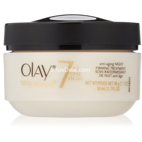Olay Total Effects Anti-Aging Night Firming Treatment - 1.7 Fl Oz, only $9.77, free shipping
