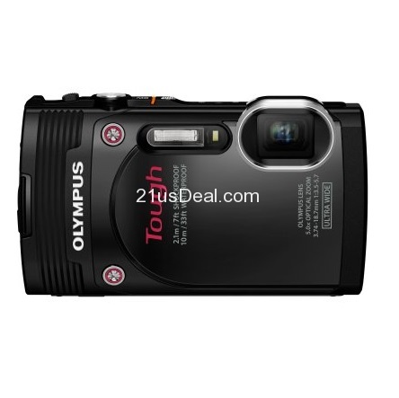 史低價！Olympus奧林巴斯TG-850 五防數碼相機，可180度翻轉屏幕， 21mm廣角，原價$299.99，現僅售$179.00，免運費。 