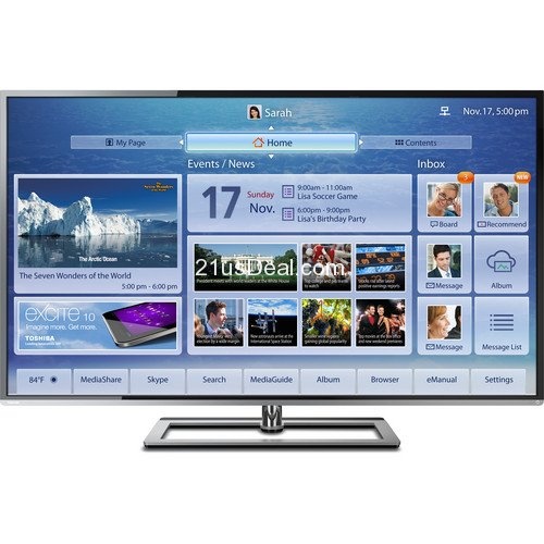 Toshiba 58L7300U 58-inch 1080p 120Hz Smart LED HDTV with Built-in WiFi, only $819.99 , free shipping