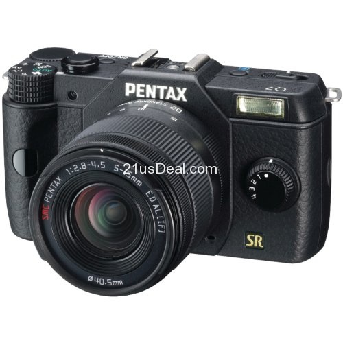 史低價！Pentax賓得 Q7  微單相機+  02鏡頭套機，原價$499.95，現僅售$391.04 ，免運費。三種顏色可選