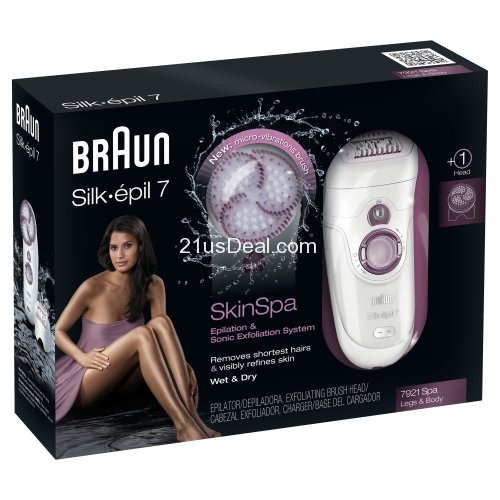 Braun Silk Epil Female Epilator Se7921spa 1 Count, only $68.74, free shipping