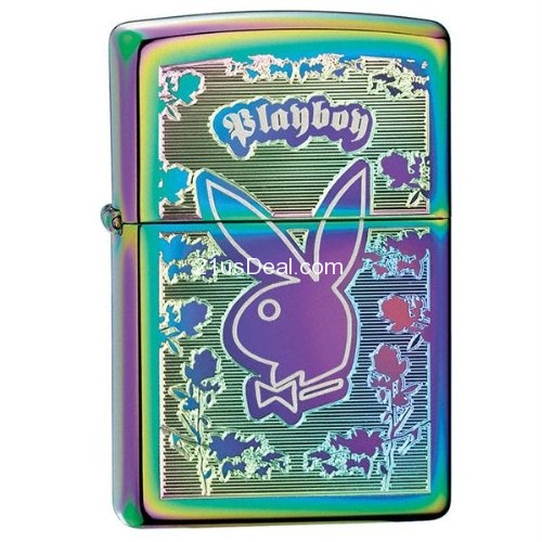 Zippo Playboy Spectrum Chrome Plated Pocket Lighter  $34.95(20%off) 