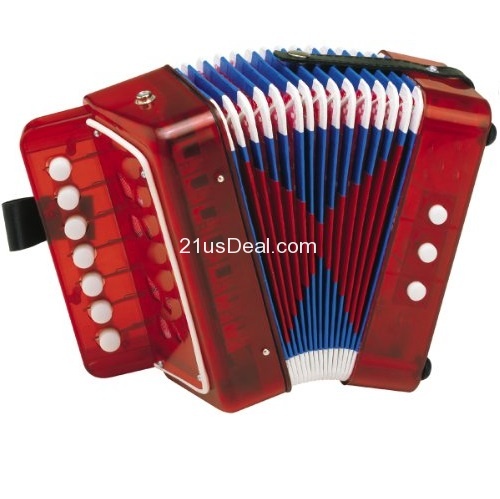 Hohner Kids UC102R Musical Toy Accordion Effect, only $16.99