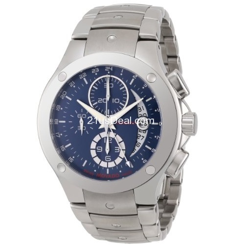 Movado Men's 0606350 SE Stainless-Steel Blue Round Dial Watch, only $1,799.99 , free shipping