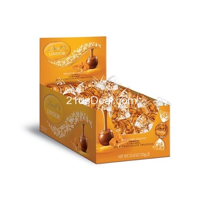 Lindt Excellence Lindor Truffles Chocolate Box, Caramel, 25.5 Ounce, only $11.97, free shipping