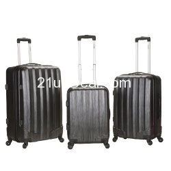 Rockland Luggage 3 Piece Metallic Upright Set $119.93