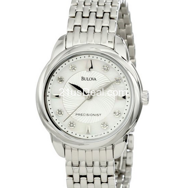 Bulova Women's 96P125 Precisionist Brightwater Mother of Pearl Watch, only $137.50, free shipping