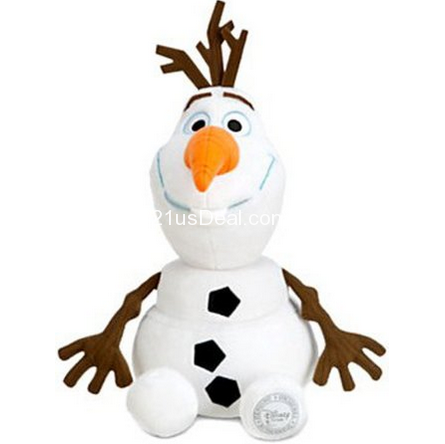 Disney Frozen Exclusive 9 Inch Plush Figure Olaf  $11.99 (72%off) + Free Shipping 