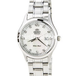 Orient東方雙獅 NR1Q004W 女士珍珠母貝水晶自動腕錶  特價$108.90(54%off)包郵
