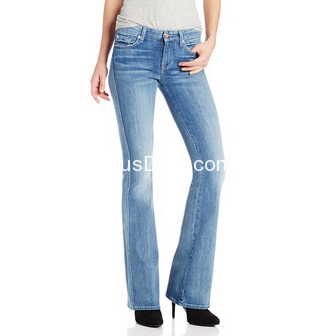 7 For All Mankind Women's A Pocket Jean in Rich Dark Destroyed $128.98(40%off)  