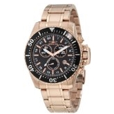 Invicta Men's 11289 Pro Diver Chronograph Black Carbon Fiber Dial 18k Rose Gold Ion-Plated Stainless Steel Watch $64.99 FREE Shipping