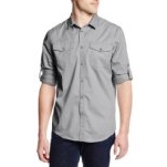 Calvin Klein Jeans Men's Solid Long Sleeve Woven Shirt $14.99 FREE Shipping on orders over $49