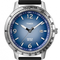 Timex T2N752 Men's Weekender Blue Degrade Dial Black Rubber Strap Steel Watch $29.39 FREE Shipping