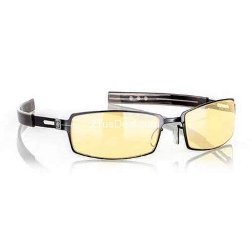 Gunnar Optiks PPK-00101 PPK Full Rim Advanced Video Gaming Glasses with Headset Compatibility and Amber Lens Tint, Gloss Onyx Frame Finish, only $49.39, free shipping