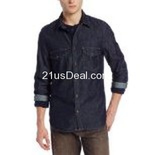 7 For All Mankind Men's Double Flap Pocket Shirt $47.36 FREE Shipping