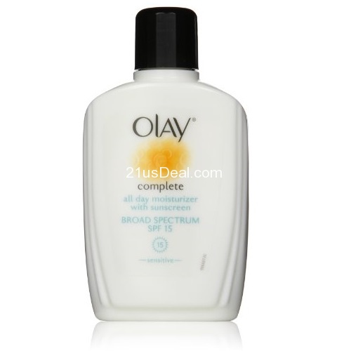 Olay Complete All Day UV Moisturizer, SPF 15, 6 Ounce (Pack of 2), only $10.39, free shipping
