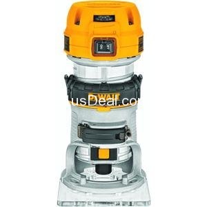 DEWALT DWP611 1.25 HP Max Torque Variable Speed Compact Router with Dual LEDs, only $94.99, free shipping