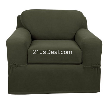 史低！Maytex Pixel Stretch 沙发（ 带两件沙发套 ） 原价$89.99  现特价$54.99(39%off)包邮
