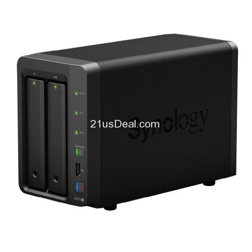 Synology America DiskStation 2-Bay Network Attached Storage (DS214+), only $299.99, free shipping