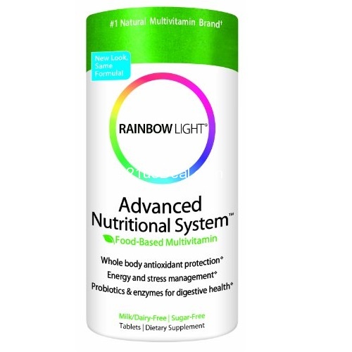 Rainbow Light Advanced Nutritional System Food Based Tablets 180 tablets, only $23.44, free shipping