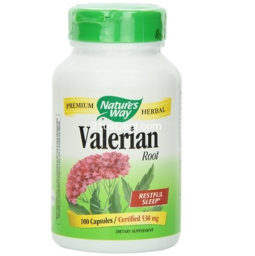 Nature's Way Valerian Root 缬草根精华 助眠胶囊 530mg，100粒，原价$9.19，现仅售 $4.08，免运费