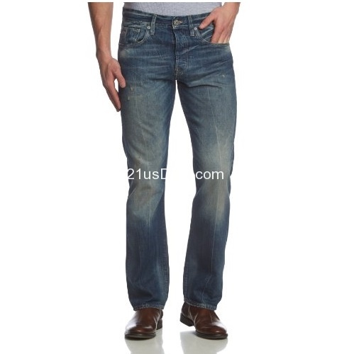 G-Star Men's Raw 3301 Straight Leg Jean in Medium Aged, only $59.99, free shipping